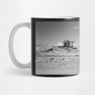 House on a sand hill. Mug